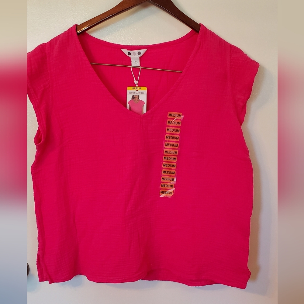 NWT Three Dot Blouse, Size Medium